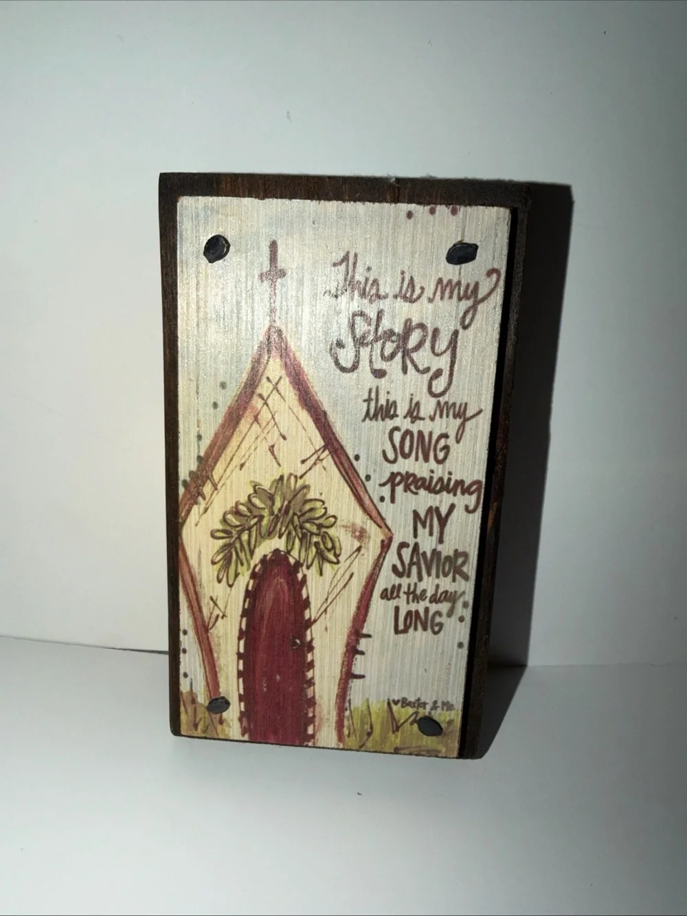This Is My Story Painting Wood Religious Church Baxter And Me